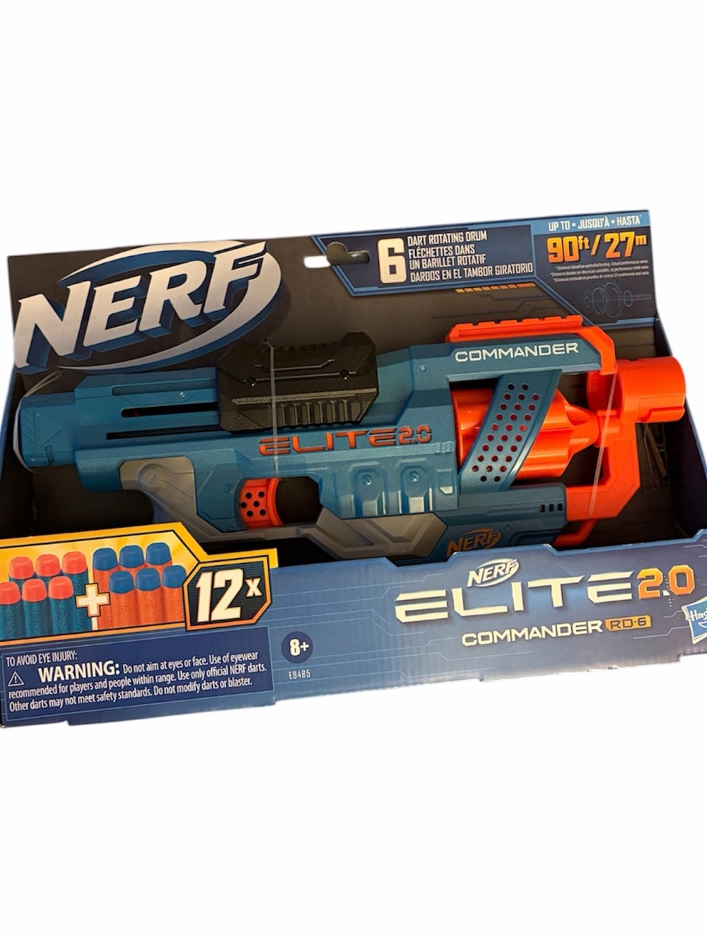 NERF Elite 2.0 Commander RD-6 Blaster